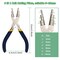 6 Step Jewelry Bail Making Pliers, AngleKai 3-10mm Wire Looping Forming Pliers Wire Wrapping Tools with Non-Slip Handle, Round Nose (1)